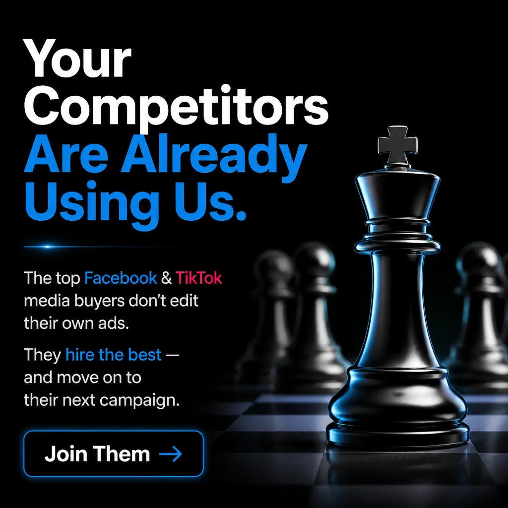 Your Competitors Are Already Using Us. — AdsBabe Facebook & TikTok video ad creative #4