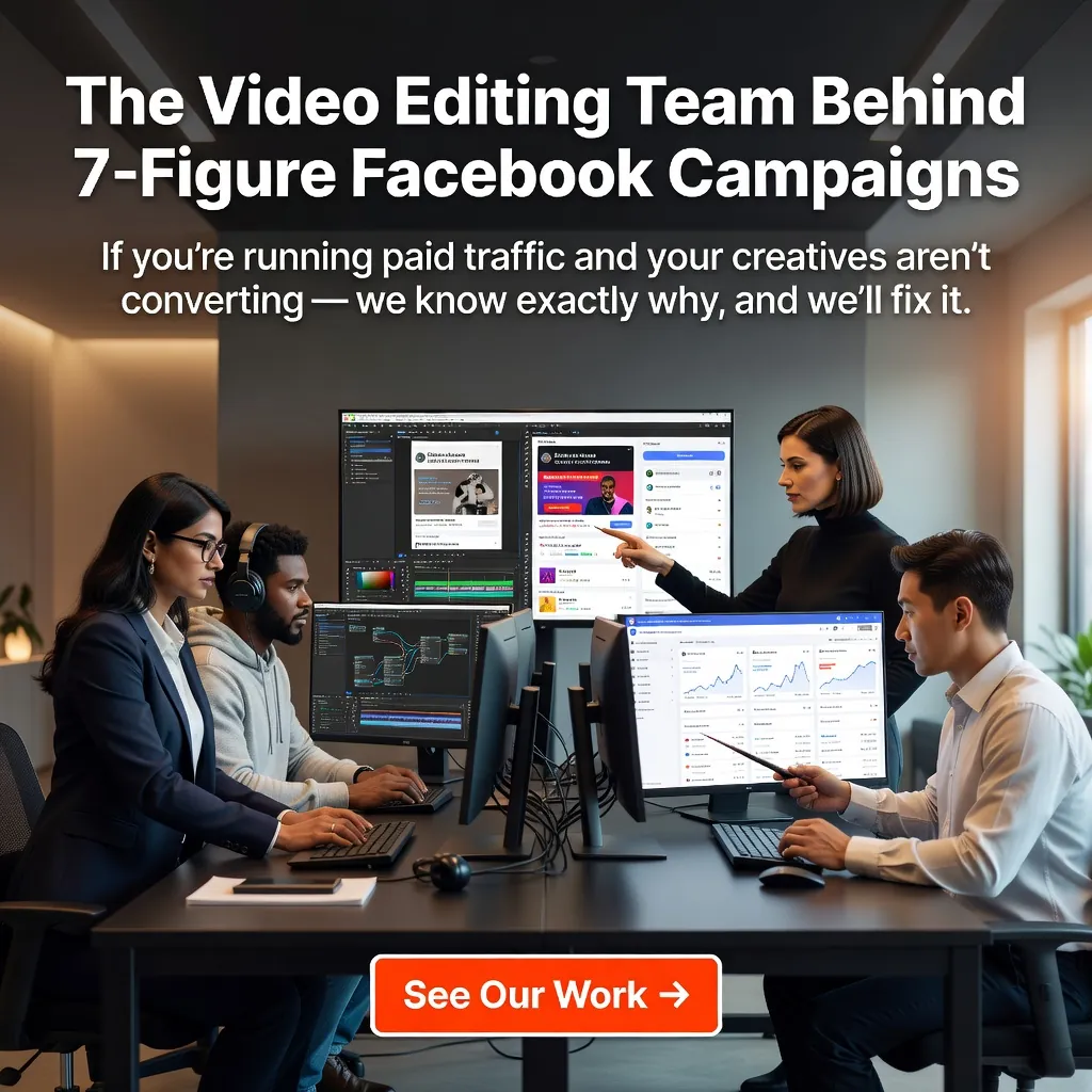 The Video Editing Team Behind 7-Figure Facebook Campaigns. — AdsBabe Facebook & TikTok video ad creative #5